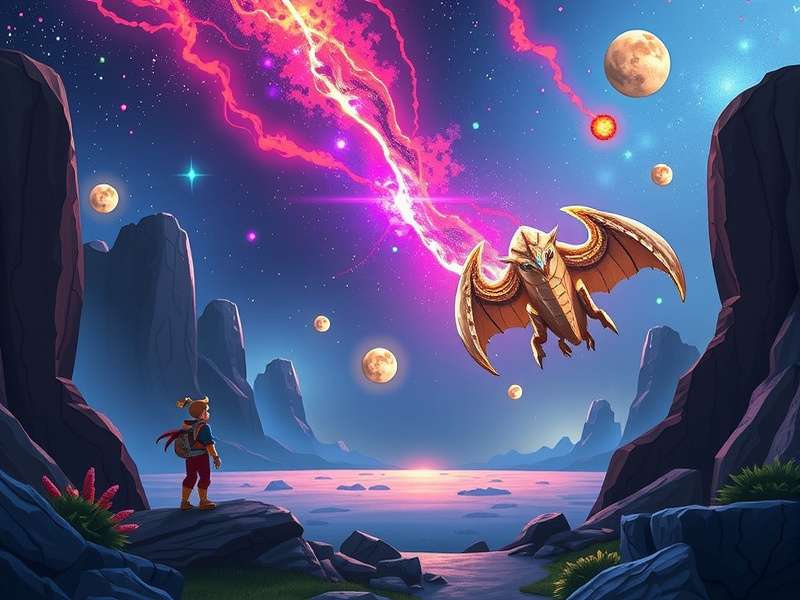 Cosmic Saffron Expedition Game Banner